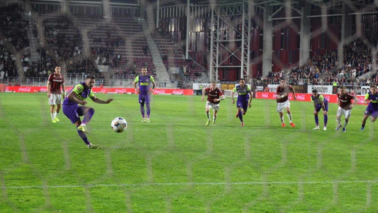 Rapid - CFR Cluj 0-2, Live Text Online, în etapa 7 din play-off-ul Superligii. Cordea înscrie din penalty!