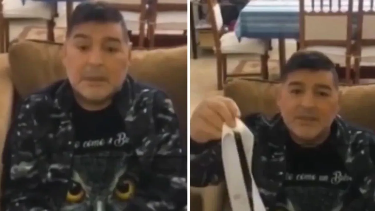 Diego Armando Maradona s-a dat iar în spectacol! Starul argentinian este acum în „război” cu fiica lui. Nimeni nu l-a mai văzut așa | VIDEO