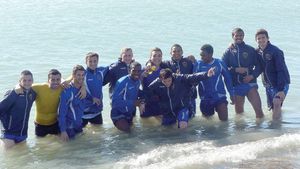 Relaxare la plajă!** Antrenament ușor pentru jucătorii Petrolului