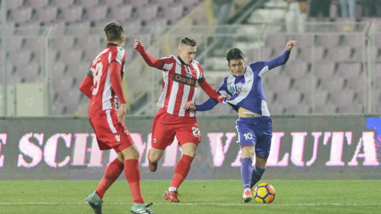Dinamo - ACS Poli Timișoara 1-0! Neaga e învins în urma unui gol din offside