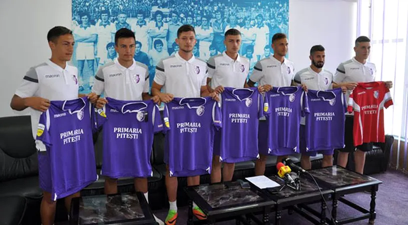 FC Argeș și-a prezentat achizițiile pentru noul sezon.** Ce au spus noii jucători ai lui Emil Săndoi