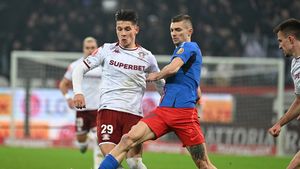 Haos şi decizie cu VAR! Rapid a dat gol cu FCSB, dar Radu Petrescu l-a anulat pentru ofsaid la Alex Dobre