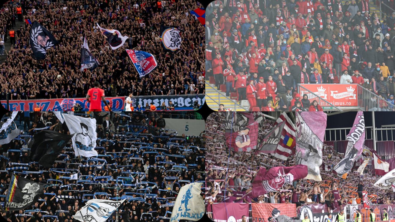 TOP 5 al echipelor cu cei mai mulți spectatori din Superliga: FCSB și Rapid, luptă strânsă pe podium! Campioana CFR Cluj nu prinde lista