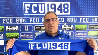 Ștefan Stoica, noul antrenor al FCU Craiova. Fostul selecționer al Moldovei, prezentat într-un mod inedit de olteni