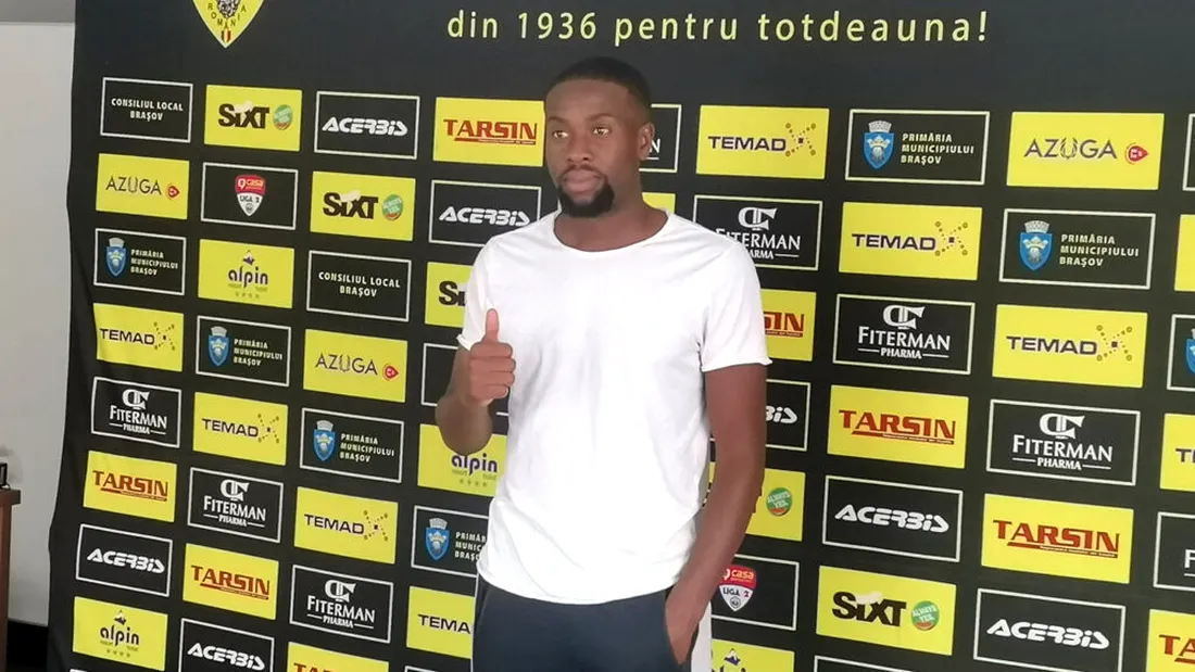 Yanis Mbombo a cedat! Atacantul belgian și-a reziliat contractul cu FC Brașov