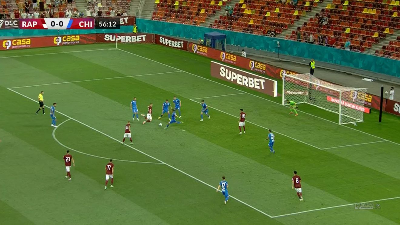 Adrian Bălan, epuizat după ce a fost eroul Rapidului cu Chindia: „Abia mai dorm de două zile!”