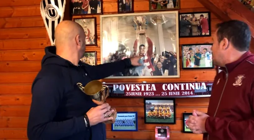 VIDEO | Rapid și-a recuperat trofeul Cupei României după 23 de ani! ”Pur și simplu nu m-am putut despărți de el”