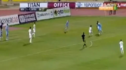 Știrea zilei! :) Surdu a marcat un super gol pentru Apollon! Cum a continuat faza din imagine! VIDEO