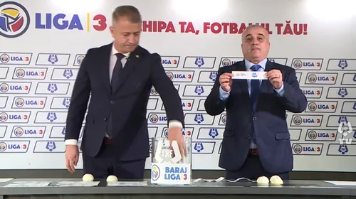 FRF a tras la sorți duelurile pentru barajul de promovare în Liga 3, ediția 2022-2023