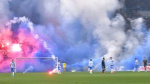 Jandarmeria, măsuri dure după derby-ul Universitatea Craiova - FCU Craiova! Câți suporteri sunt interzişi pentru un an pe stadioane