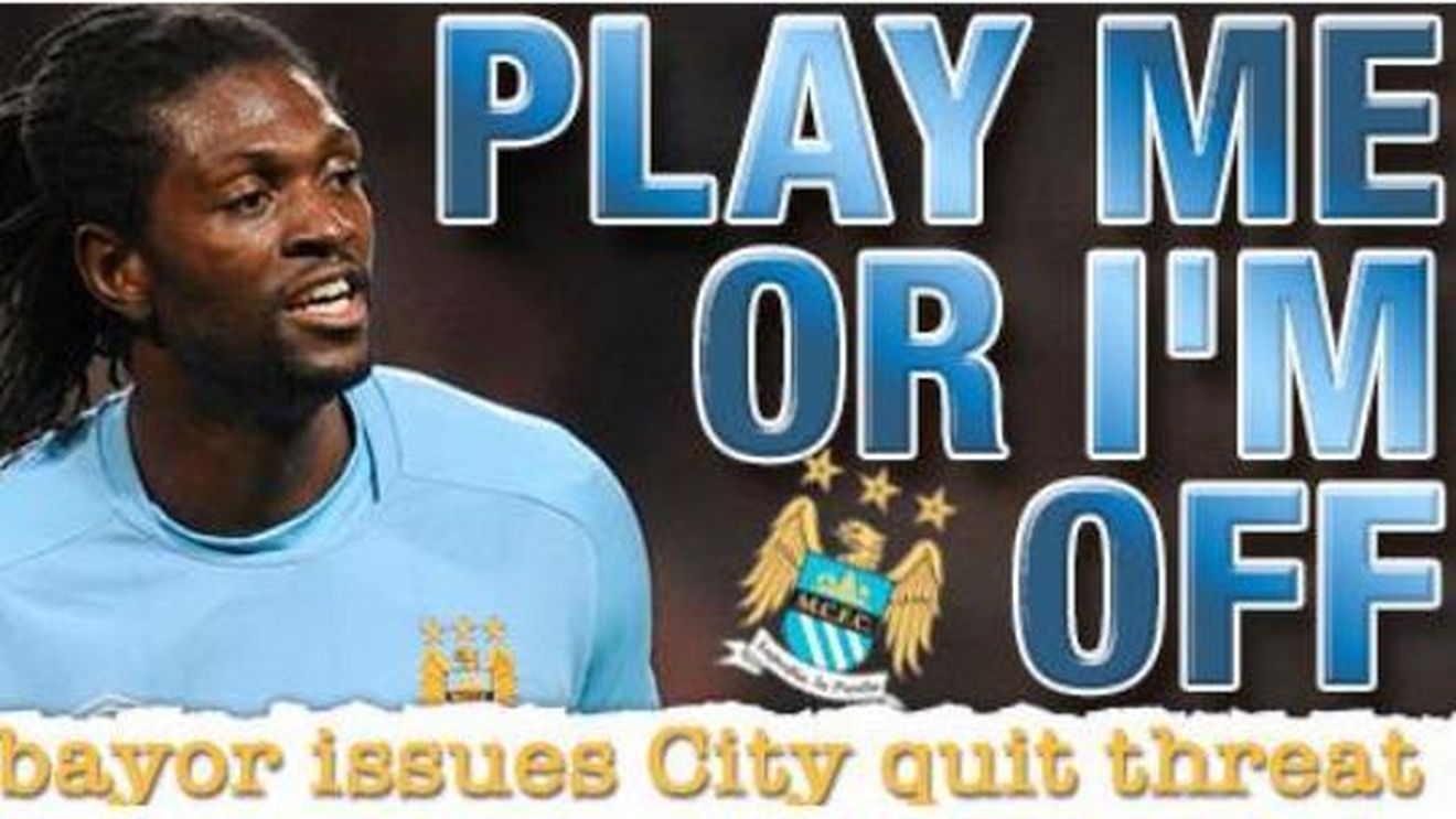 Drum liber spre Real?** Adebayor: "Dacă nu joc, plec"