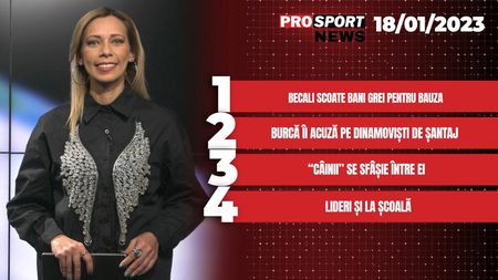 ProSport News | Becali scoate bani grei pentru Bauza. Cele mai importante știri ale zilei | VIDEO