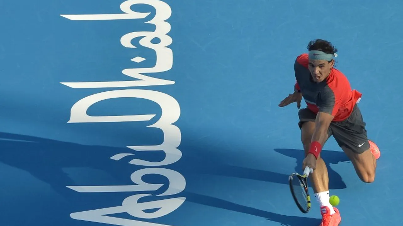Nadal a câștigat finala mică a turneului demonstrativ de la Abu Dhabi