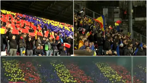 Atmosferă superbă la Cluj pentru partida dintre România și Turcia! FOTO și VIDEO | Ce coregrafie au pregătit suporterii naționalei