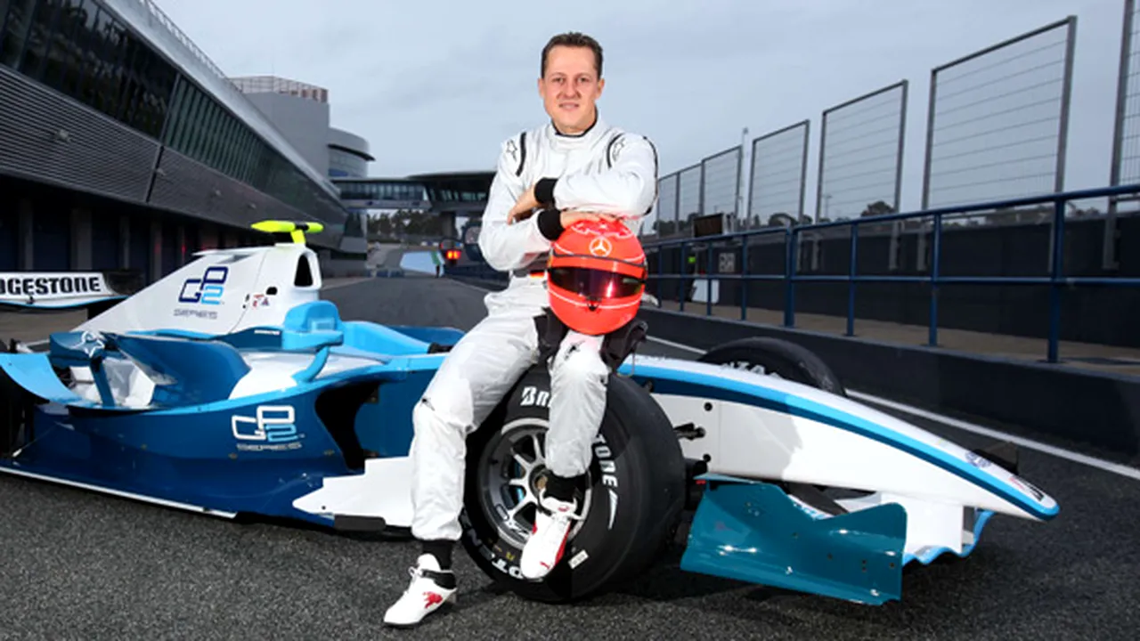 VIDEO** Schumacher a testat monopostul GP2