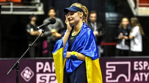 Dayana Yastremska a luat drapelul Ucrainei și a izbucnit în lacrimi după ce a învins-o pe Sorana Cîrstea la Lyon: „Vedeți? Mi-am pierdut capul!”