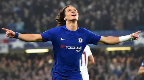 Rachetă sol-poartă! VIDEO | David Luiz, gol marcă înregistrată în Chelsea – Roma