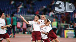 FOTO 3D, Români în Champions League: CFR, minunea de la Roma!