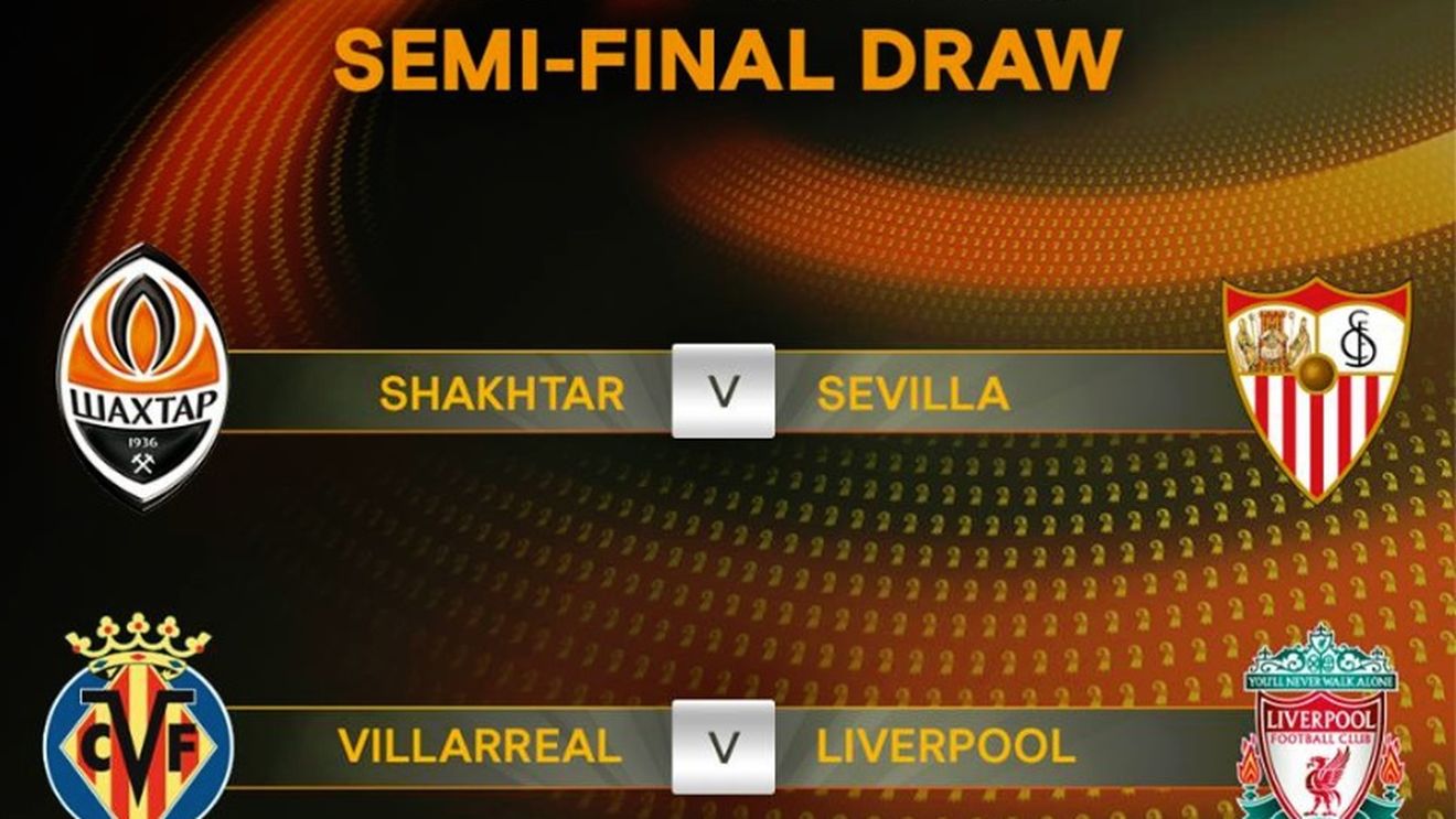 Șahtior Donețk - Sevilla și Villarreal - Liverpool în semifinalele Europa League