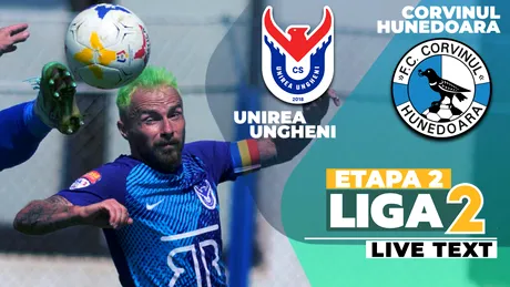 Corvinul întoarce scorul, câștigă și restanța cu Unirea Ungheni și urcă pe loc de play-off. Mureșenii rămân doar cu primul gol înscris și cu primul joc disputat cu adevărat acasă în Liga 2