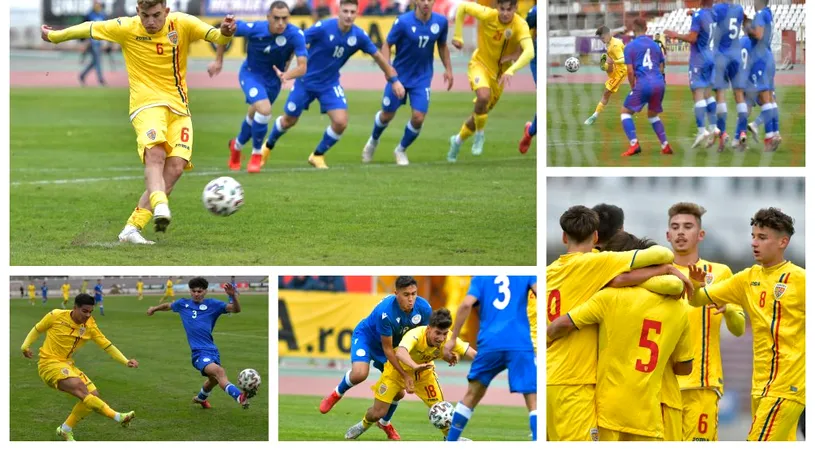 România U19 a învins Cipru în primul meci din dubla amicală. Nouă jucători din cei zece convocați din Liga 2 au fost utilizați. Andrei Pandele, de la Metaloglobus, a marcat unul dintre goluri