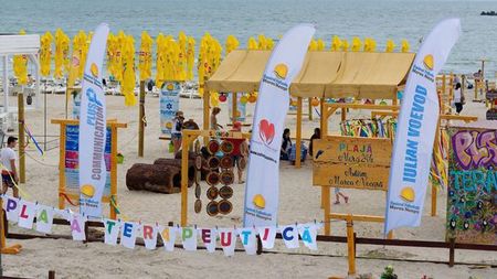 Plajă terapeutică, inaugurată la Mamaia