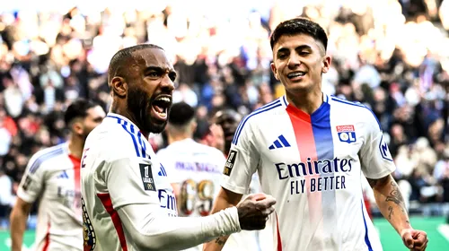 Pericol total pentru FCSB! Lyon, victorie în fața unei echipe de Liga Campionilor: cel mai valoros fotbalist a dat două goluri