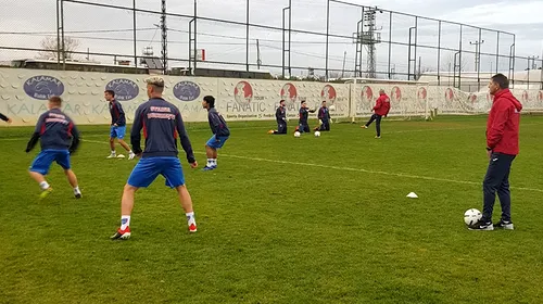 Amicale puternice pentru Steaua. Fotbaliștii lui Marius Lăcătuș au ajuns în cantonamentul din Antalya