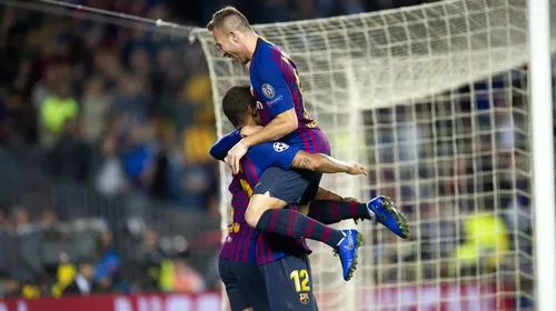 Spectacol catalan! Fără Messi, Barcelona a răpus-o pe Inter și se așază comod în fotoliul de lider al grupei. Rafinha l-a înlocuit cu succes pe starul argentinian. Cronica partidei