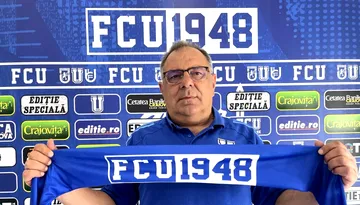 Ștefan Stoica, noul antrenor al FCU Craiova. Fostul selecționer al Moldovei, prezentat într-un mod inedit de olteni