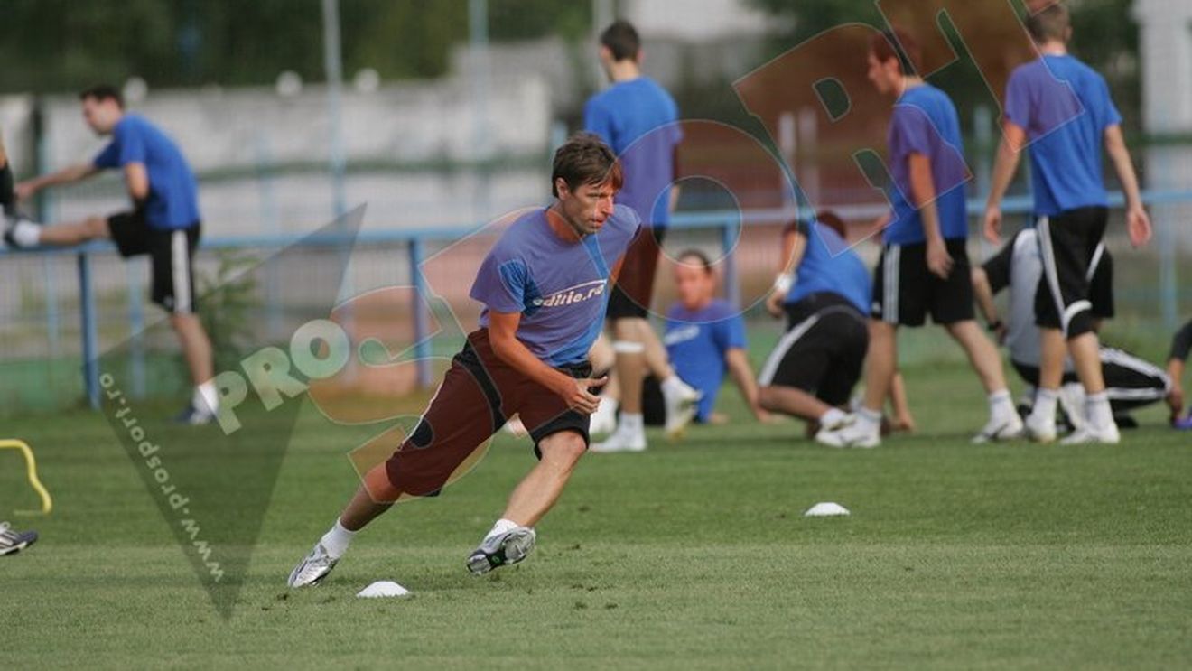 Bădoi,** la primul antrenament cu Universitatea