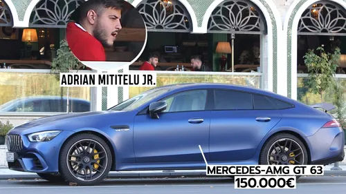 Beizadeaua lui Adrian Mititelu, achiziție de lux! A spart 150.000 de euro pe un AMG GT63 care a luat ochii tuturor | FOTO EXCLUSIV