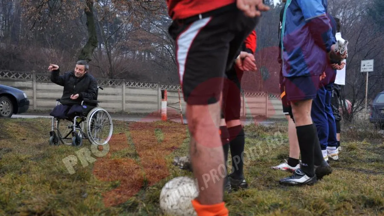 REPORTAJ - ProSport vă prezintă poveștile din fotbalul mic. Antrenorul Ioan Sabău își conduce echipa din scaunul cu rotile!
