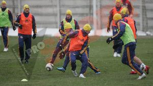 FOTO** Antrenamentul naționalei U 23! B. Stancu ratează amicalul cu Italia!