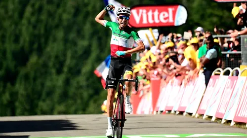 Fabio Aru a atacat și a câștigat prima etapă montană în Turul Franței! Chris Froome s-a îmbrăcat deja în galben