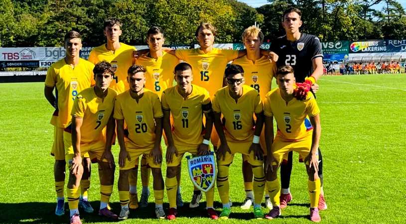 România U19 a remizat și contra Suediei, în al doilea amical din Danemarca! Patru dintre cei șapte convocați din Liga 2 au fost pe teren