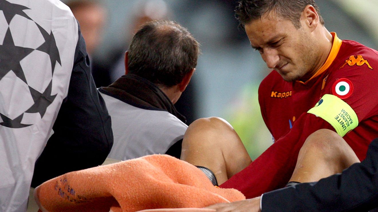 Totti va absenta și în returul de pe "Old Trafford"