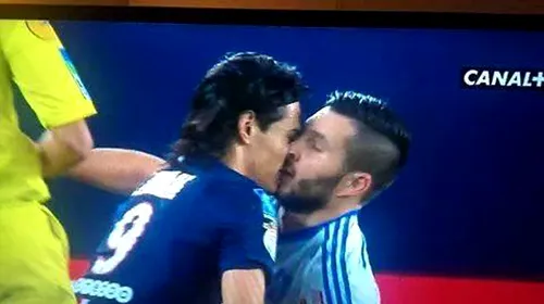 VIDEO | Romantism în fotbalul mondial. Moment senzual între  Cavani și Gignac