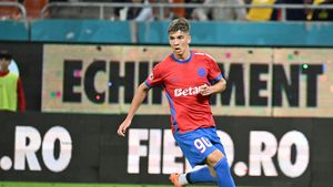 Ireal! Ce și-a spus Stoian când a fost faultat de Screciu și s-a trezit pe jos în careul Craiovei
