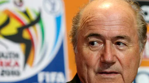 Blatter: „În fotbalul actual există prea multă sclavie „