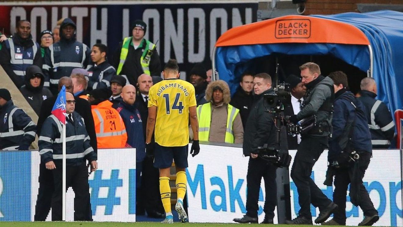 Aubameyang, gol și cartonaș roșu în duelul cu Crystal Palace! Gabonezul e la prima eliminare din carieră și calcă pe urmele lui Arteta. Arsenal s-a împiedicat iar în Premier League