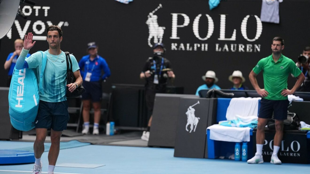 Condus cu 2-0 la seturi, Djokovic avea bagajele făcute la Australian Open, dar apoi a urmat șocul: „Extrem de norocos”