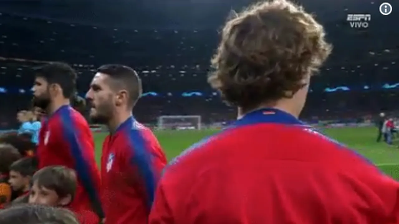 VIDEO | Gest bizar al lui Griezmann înaintea meciului cu Juventus. Ce a făcut starul lui Atletico la intonarea imnului Champions League