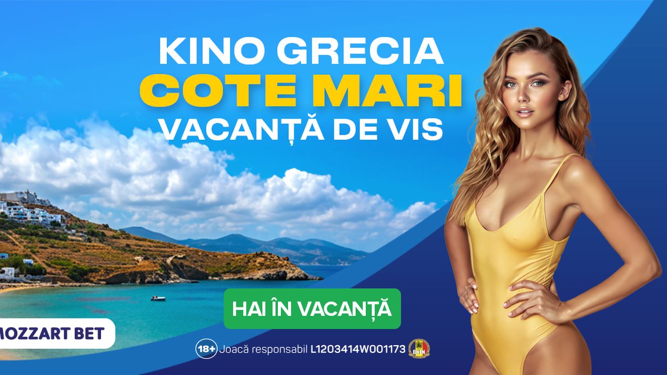 Joci Kino Grecia? Mozzart Bet te Premiază cu o Vacanță de Vis pe Tărâm Elen!
