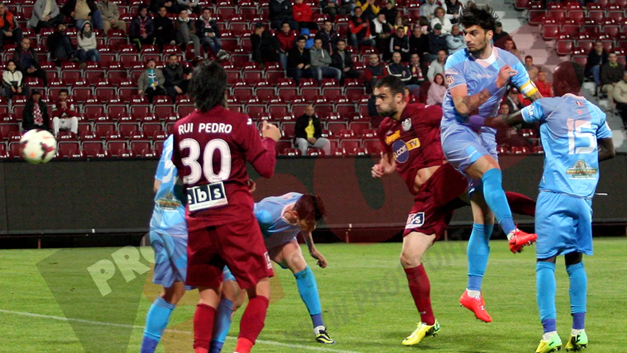 CFR Cluj - Concordia Chiajna 1-1. FOTO: CFR rămâne în grevă și pe terenul de joc