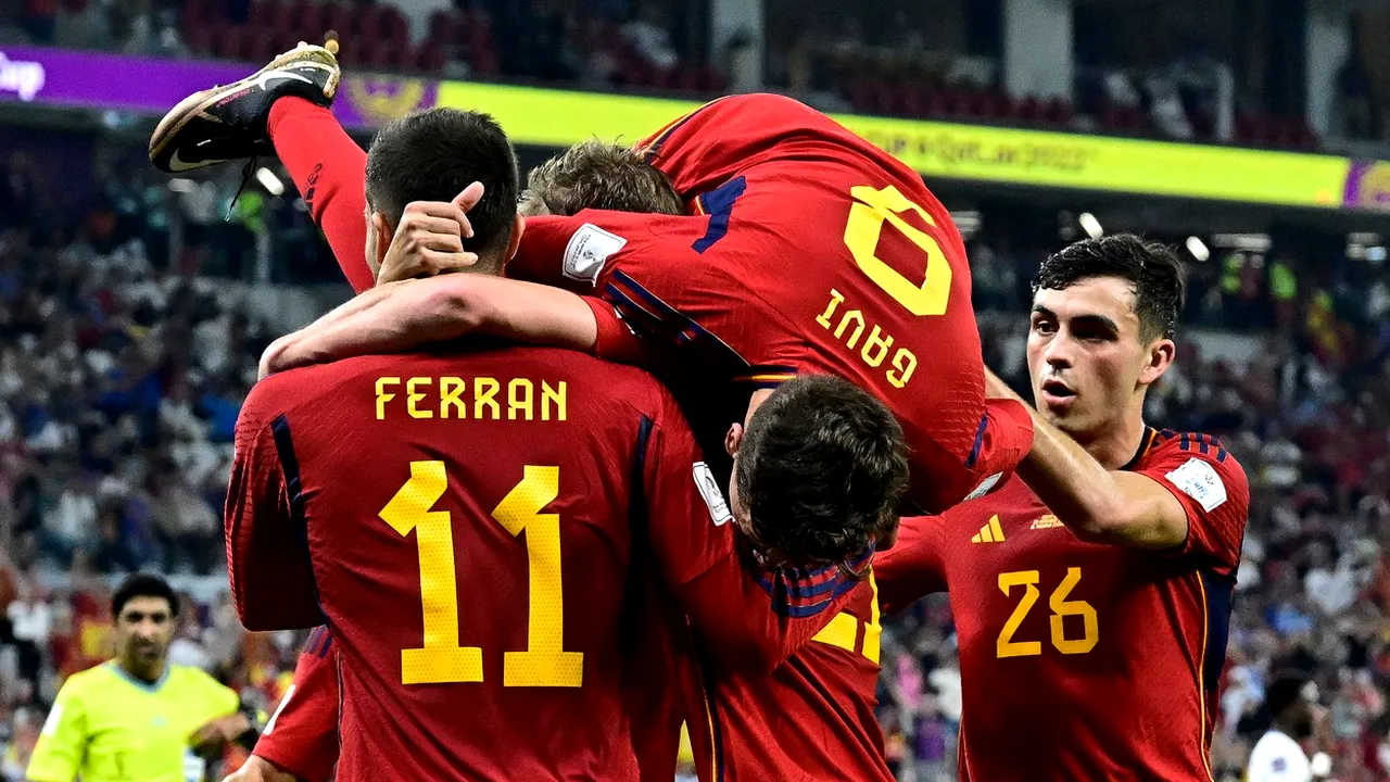 Spania - Costa Rica 7-0, în prima etapă a Campionatului Mondial din Qatar. „Furia Roja” se impune fără probleme și urcă pe prima poziție a grupei