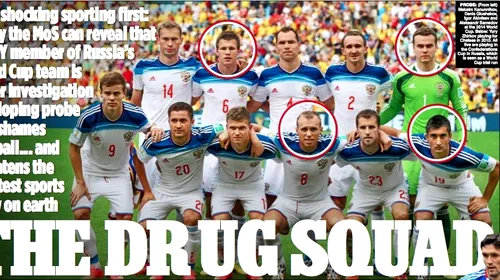 Scandalul care aruncă o pată imensă asupra fotbalului! Întreg lotul Rusiei de la CM 2014, anchetat pentru dopaj! „FIFA a negat prea mult timp că nu are o problemă!”