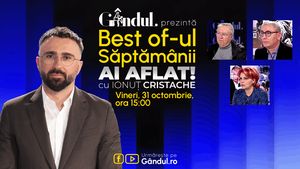 Gândul prezintă Best Of Ai aflat! Cu Ionuț Cristache - vineri, 31 octombrie, de la ora 15.00