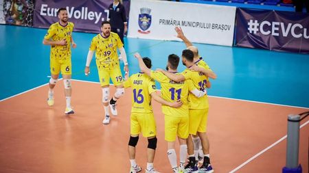 Recital și în Estonia: Corona Brașov a trecut de obstacolul Selver Taltech Tallin în CEV Cup! Brașovenii vor da peste un gigant al voleiului în play-off