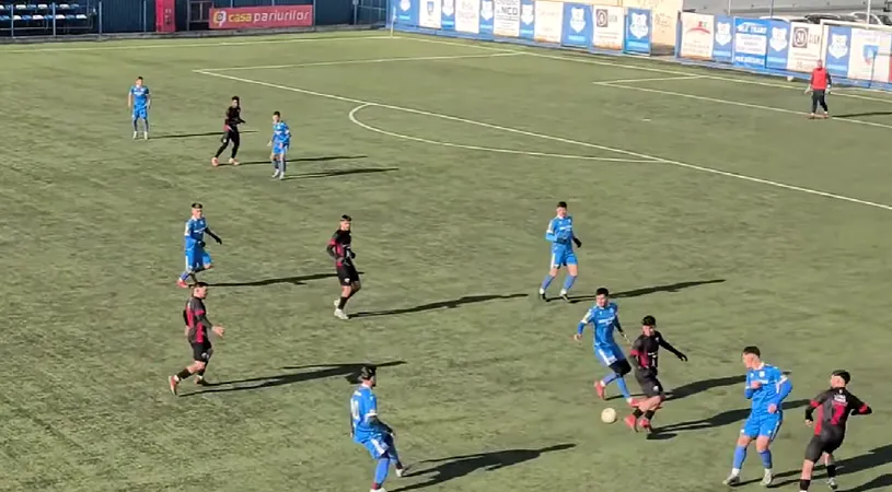 Amical spectaculos între Metalul Buzău și CSM Vaslui. Elevii lui Valentin Stan, conduși la pauză de formația din Liga 3